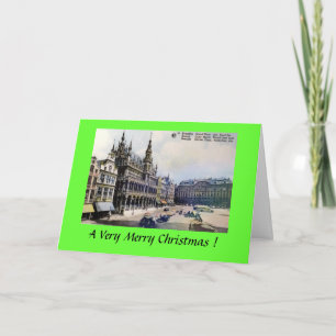 Carte de Noël - Bruxelles, Grand-Place