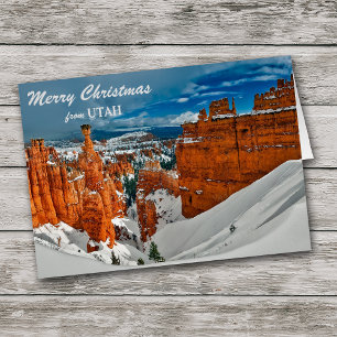 Carte de Noël Bryce Canyon Utah