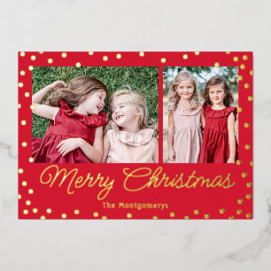 Carte de Noël Bubbly Cheer Foil