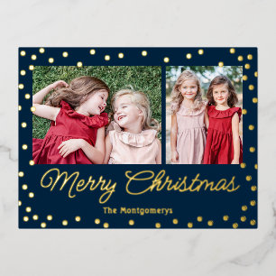 Carte de Noël Bubly Cheval Foil