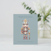 Carte de Noël Budget Cute Nutcracker Baby's First  (Debout devant)
