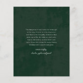 Carte de Noël budgétaire avec Joyeux Noël script p (Dos)