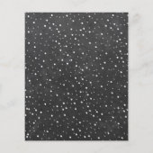 Carte de Noël budgétaire avec un tableau noir phot (Dos)