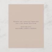 Carte de Noël budgétaire mignonne de la Nativité (Dos)