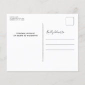 Carte de Noël budgétaire patriotique drapeau améri (Dos)