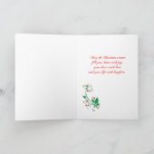 Carte de Noël Buldog (Intérieur)