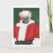 Carte de Noël Buldog (Devant)