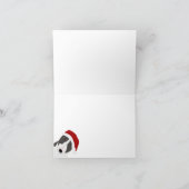 Carte de Noël Bull Terrier (Intérieur)