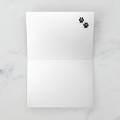 Carte de noël Bulldog (Intérieur)