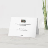 Carte de Noël - Bullfinches (Dos)