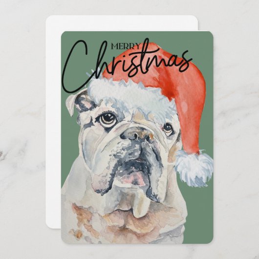 Carte de Noël Bully (Devant / Derrière)