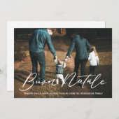 Carte de Noël Buon Natale (Devant / Derrière)