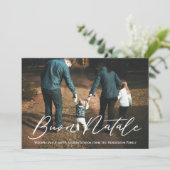 Carte de Noël Buon Natale (Debout devant)