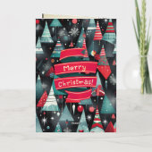 Carte de Noël Burtonesque Fantaisiste Création Ori (Dos)