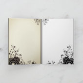 Carte de Noël Burtonesque Fantaisiste Originale (Intérieur)