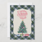 Carte de Noël Campbell Dress Ancient Tartan écossa (Devant)