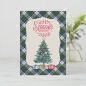 Carte de Noël Campbell Dress Ancient Tartan écossa (Debout devant)