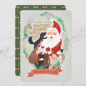 Carte de Noël Canine (Devant / Derrière)