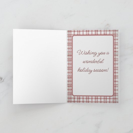 Carte de Noël Cardinal (Intérieur)