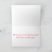 Carte de Noël Cardinal Wintry (Intérieur)