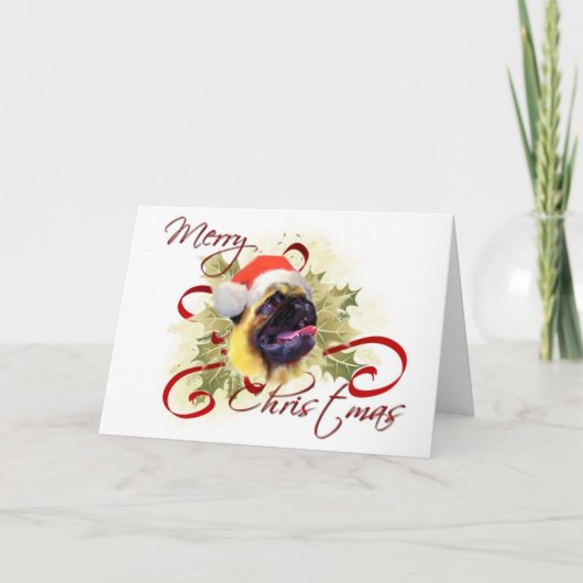 Carte de Noël carlin (Devant)