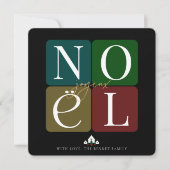 Carte de Noël Carré Joyeux Noel (Devant)