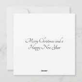 Carte de Noël Carré plat (Dos)