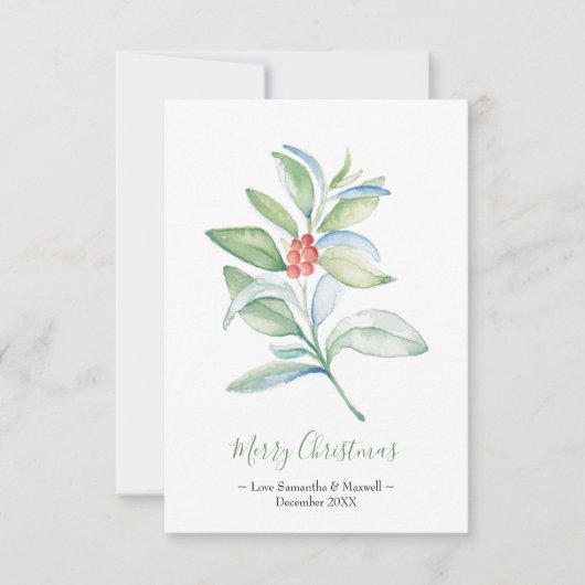 Carte de Noël, Carte de vacances (Devant)