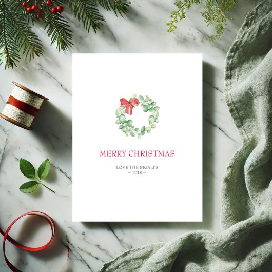 Carte de Noël, Carte de vacances