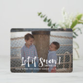 Carte de Noël Carte de vacances amusante (Debout devant)