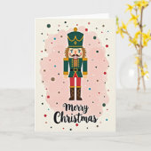 Carte de Noël Casse-Noisette (Fleur jaune)