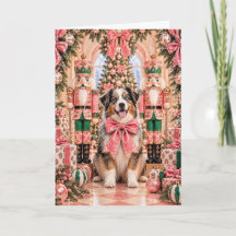 Carte de Noël Casse-Noisette Berger Australien