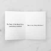 Carte de Noël - Cathédrale de Canterbury (Intérieur)