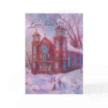 Carte de Noël catholique Buon Natale