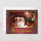 Carte de Noël Cavalier (Devant / Derrière)