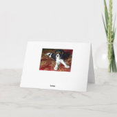 Carte de Noël Cavalier King Charles Spaniel (Dos)