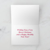 Carte de Noël Cavalier King Charles Spaniel (Intérieur)