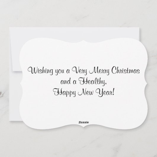 Carte de Noël Cavalier King Charles Spaniel (Dos)