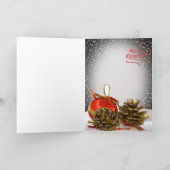 Carte de Noël cavalière du Roi Charles (Intérieur)