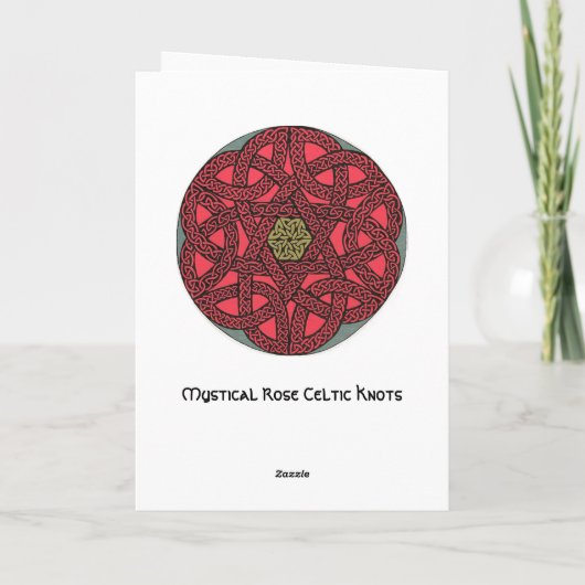 Carte de Noël celtique (Dos)