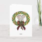 Carte de Noël celtique (Dos)