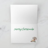 Carte de Noël Cerf de Noël (Intérieur)