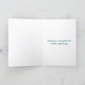 Carte de Noël - Chaleur, confort et joie (Intérieur)