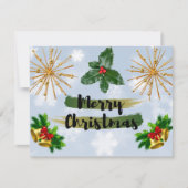 Carte de Noël Chaleur d'hiver (Devant)