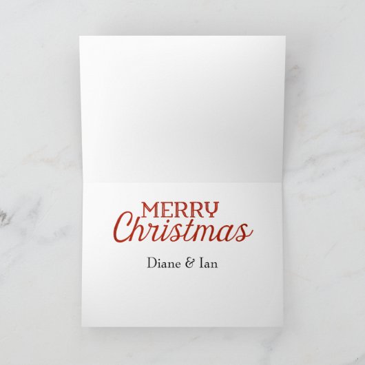 Carte de Noël Chalkboard (Intérieur)