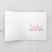 Carte de Noël Champignon Chanceux (Intérieur)