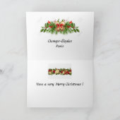 Carte de Noël - Champs-Élysées, Paris (Intérieur)