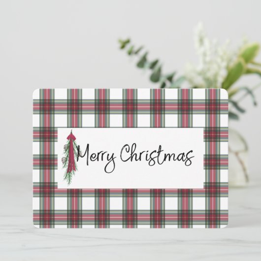 Carte de Noël chargée (Debout devant)