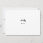 Carte de Noël chargée (Dos)