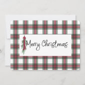 Carte de Noël chargée (Devant)